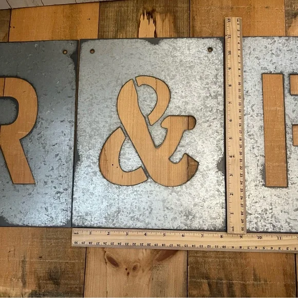 Metal R & R Wall Decor - Picture 5 of 6